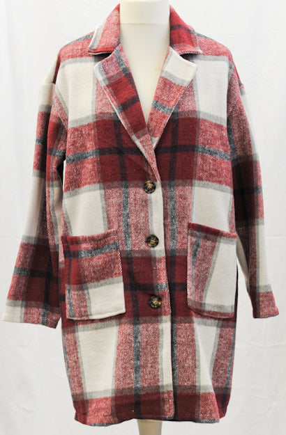 Checked Coat