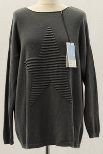 Ribbed Star Jumper