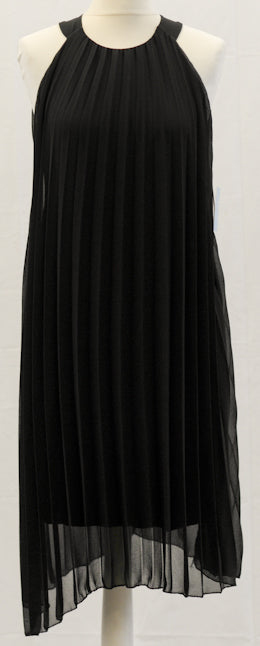 Pleated Sleeveless Dress