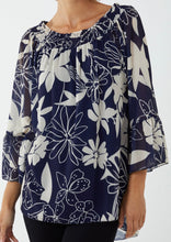 Load image into Gallery viewer, Floral Bardot Long Sleeve Blouse