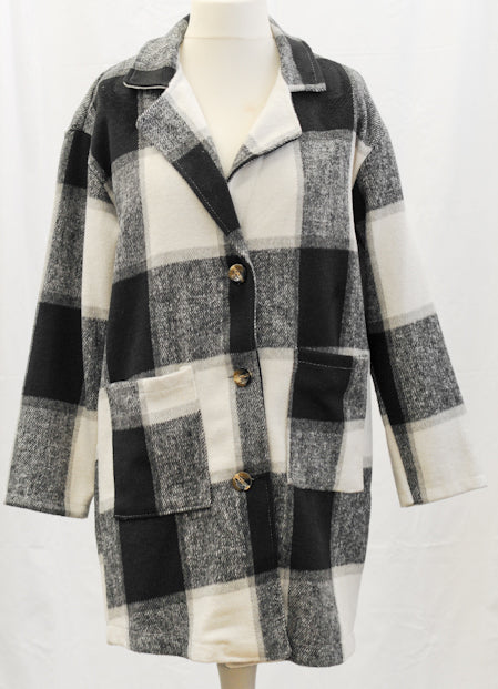 Checked Coat