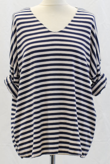 Striped Soft Knit Top