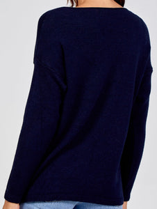 Regular Ribbed Star Jumper